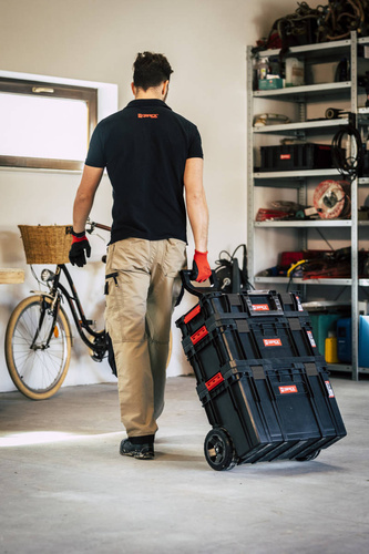 Skrzynia narzędziowa na kołach Qbrick System TWO Cart Vario