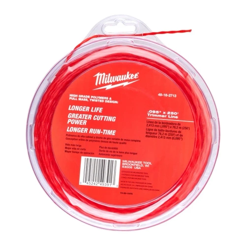 Żyłka do podkaszarki Milwaukee 2.4 mm x 76 m 49162713