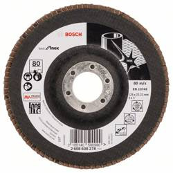 Listkowa tarcza szlifierska X581, Best for Inox 125x22,23x80 Bosch 2608608278