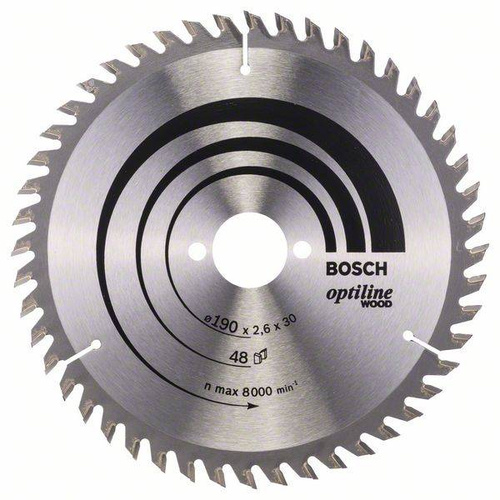 Tarcza pilarska Optiline Wood 190x30 Bosch 2608640617