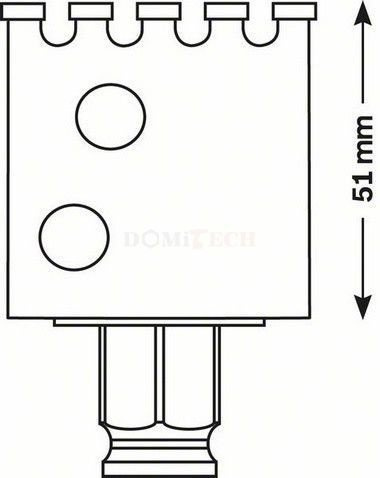 Bosch 2608580314 Otwornica diamentowa Diamond for Hard Ceramics Ø 64 mm