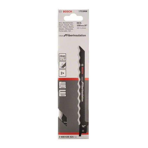 Brzeszczoty do piły szablastej S 713 AW Bosch 2608635521