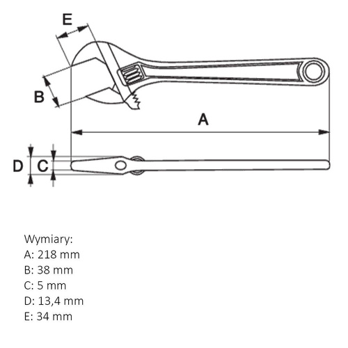 Klucz nastawny Bahco 9031