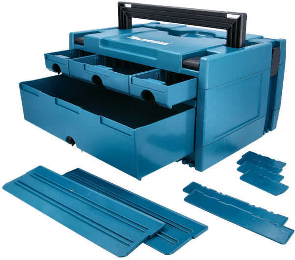 Walizka Makpak z szufladami (1+3) Makita P-84311