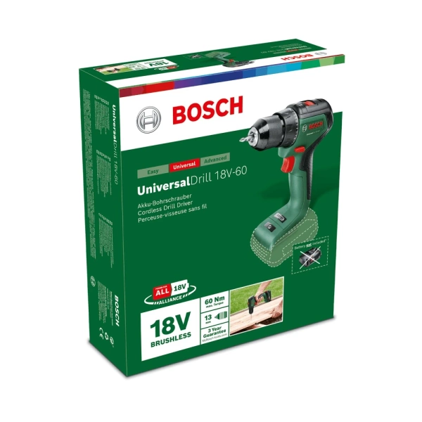 Wiertarko-wkrętarka UniversalDrill 18V-60 Bosch 06039D7000
