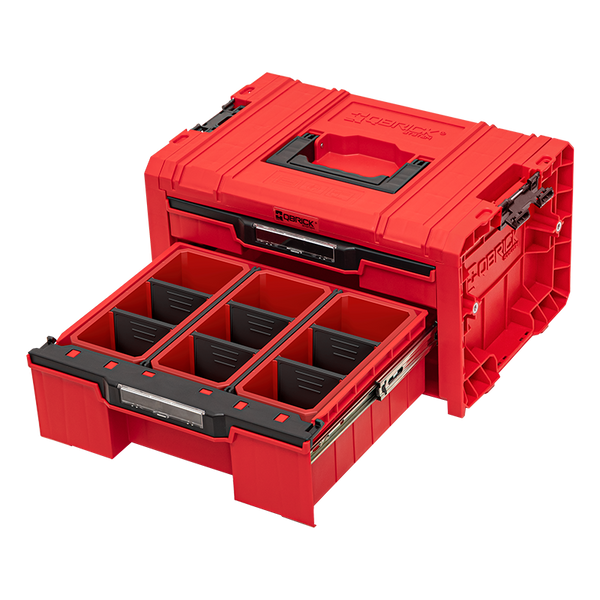 Skrzynia narzędziowa Qbrick System PRO Drawer 2 Toolbox 2.0 Expert RED Ultra HD Custom