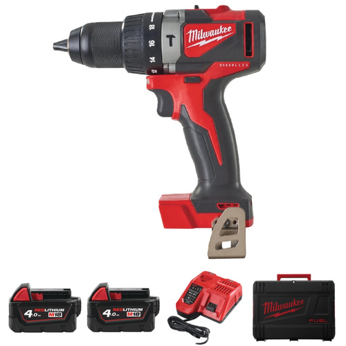 Wiertarko-wkrętarka z udarem Milwaukee M18 BLPD2-402X