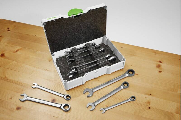 Zestaw kluczy płasko-oczkowych Festool SYS3 S 76-RRS-Set 578117