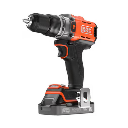 Wiertarko-wkrętarka udarowa Black Decker BCD383D1XC-QW z akumulatorem i ładowarką