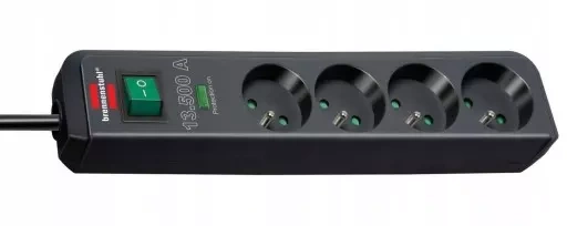 Listwa zasilająca przeciwprzepięciowa 4 gniazdka Eco-Line 1153904314 BRENNENSTUHL 