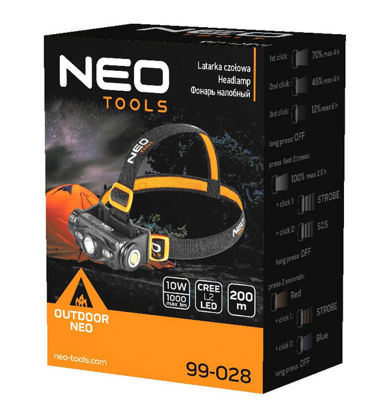 Latarka czołowa NEO Tools 99-028