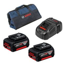 Zestaw zasilający Bosch 0615990J27 (2x5.0Ah + GAL 1880 CV + torba)