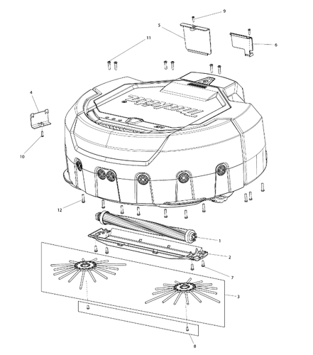 Szczotka główna do DRC200 Makita SH00000313