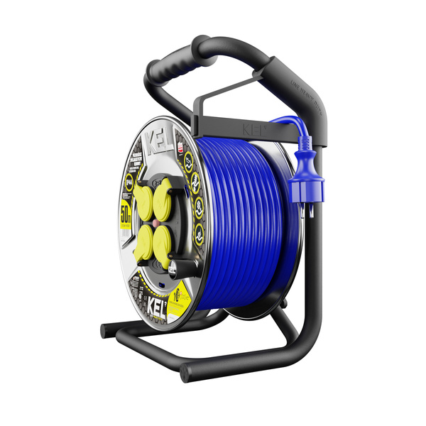 Przedłużacz bębnowy Kel Heavy Duty W-99283, 50M/3X2,5