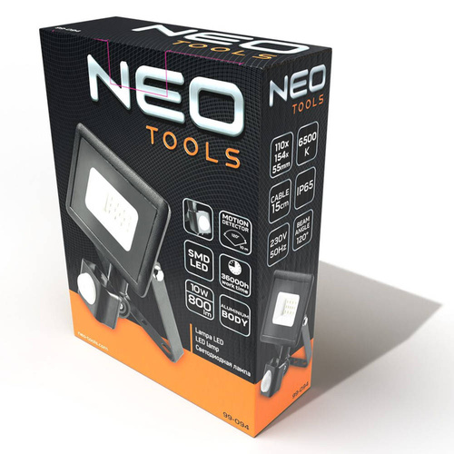 Reflektor z czujnikiem ruchu NEO Tools SMD 10W 800LM