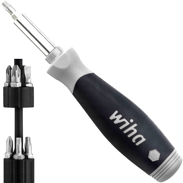 Wkrętak z magazynkiem bitów PocketMax Selection 46698 Wiha