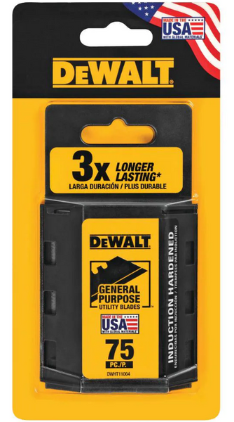 Ostrza do noża hartowane 75 szt. DWHT11004-7 DeWALT