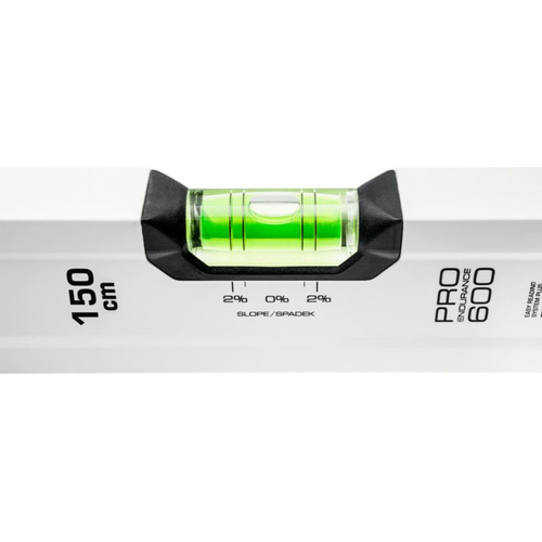 Poziomica PRO600 150 cm z libellą 2% PRO-AB150
