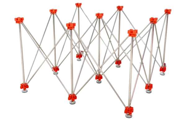 Składany stół roboczy 120 x 120 cm Rubi 28918