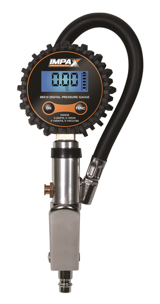 Pistolet do pompowania z manometrem cyfrowym IMPAX IMX10