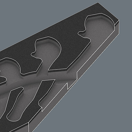 Zestaw kluczy Wera Joker 6004 z wkładką piankową 05150122001