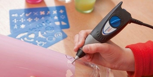 Dremel Engraver 290-3/4 Hobby - narzędzie do grawerowania + 3 bity i 4 szablony