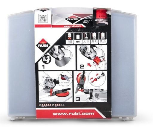 Zestaw tarcza TCR i wiertła DRYGRES Rubi 68923