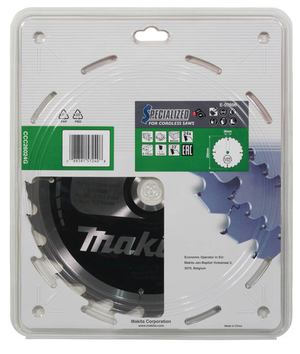 Tarcza tnąca 260 x 30 mm Efficut 24 zęby Makita E-07696