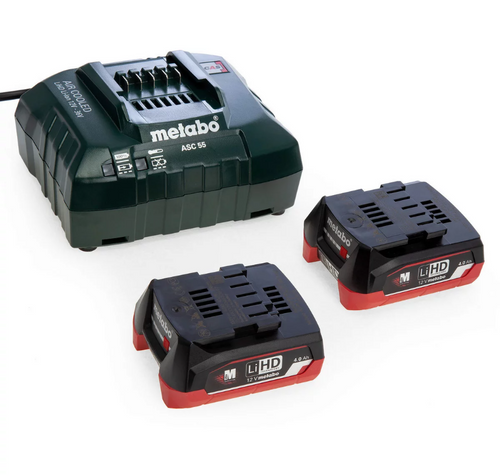 Zestaw podstawowy 12 V 2 x LiHD 4,0 Ah 685301000 Metabo