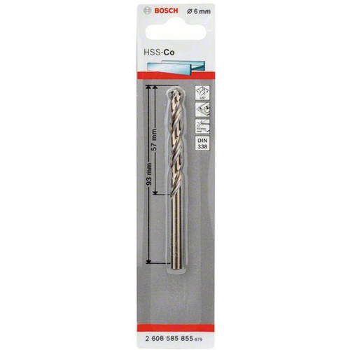Wiertło do metalu Bosch 2608585856 HSS-Co 6,5x63x101mm