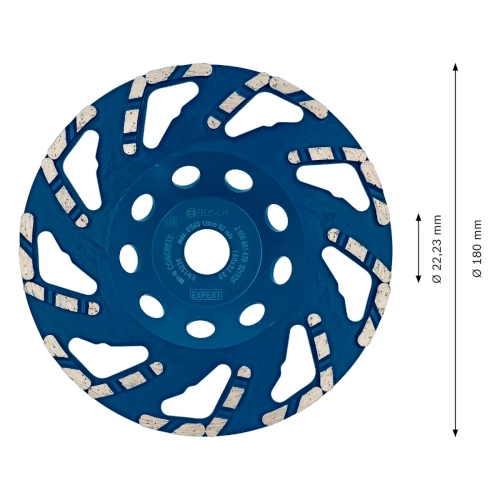 Diamentowa tarcza garnkowa 180x22,23x4,5 Bosch EXPERT Concrete 2608901479