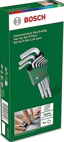 Zestaw kluczy imbusowych Bosch 1600A02BX9