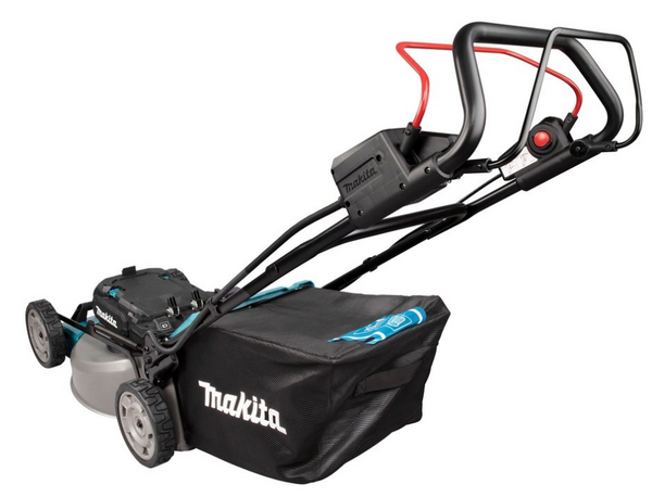 Kosiarka Makita LM001CZ samobieżna, do pracy z przenośnymi jednostkami zasilającymi PDC1200 oraz PCD01