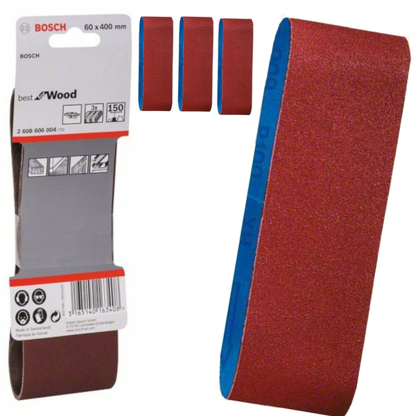 Taśma szlifierska 60x400 G150 Bosch X440 (2608606004) 3 szt