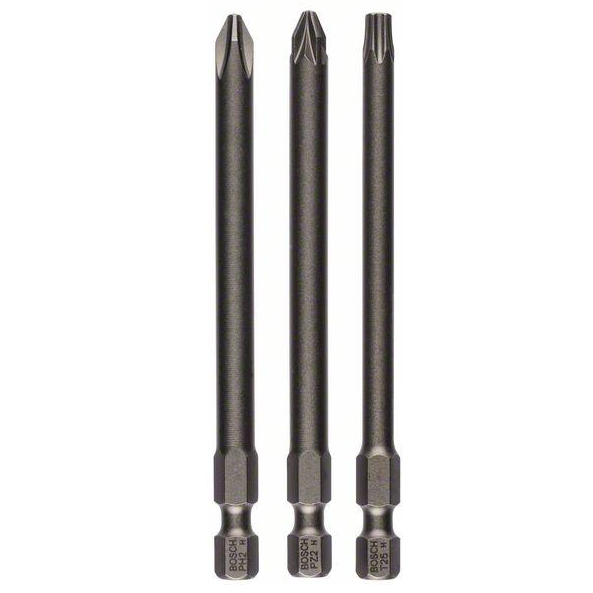 Zestaw 3 szt. PH2, PZ2, TX25 bitów Bosch 2607001767