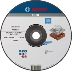 Tarcza do cięcia kamienia 230x22,23 mm Bosch 2608603176