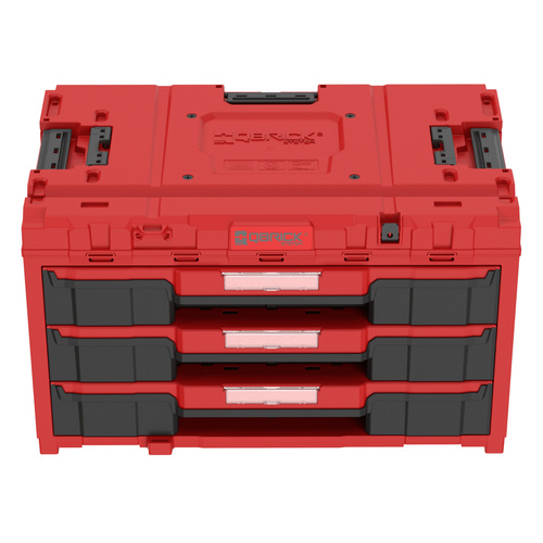 Skrzynka narzędziowa z szufladami Qbrick ONE Drawer3 Red SKRQONED3CZEPG001
