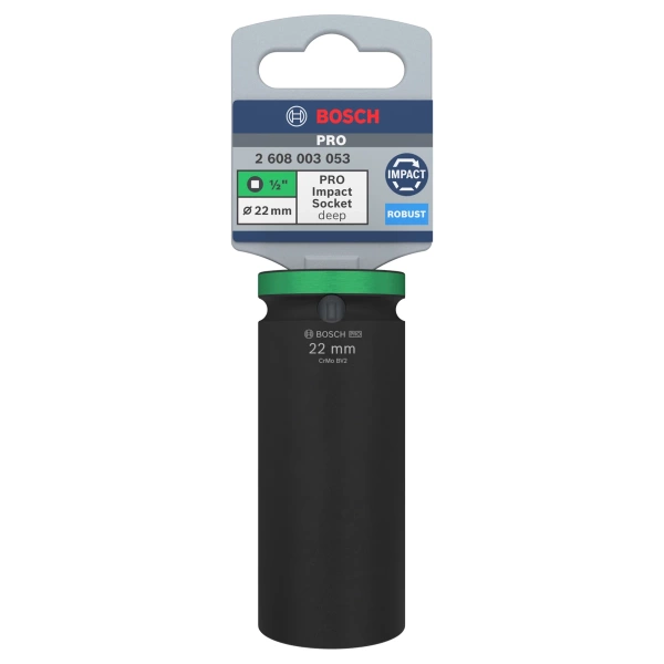 Nasadka udarowa 1/2" Bosch 2608003053 22 mm