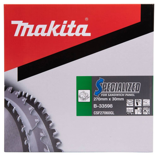 Tarcza tnąca 270x30, 60Z Makita B-33598