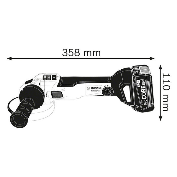 Szlifierka kątowa Bosch GWS 18V-10 SC 06019G340H