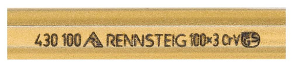 Punktak ślusarski 100x8x3mm RENNSTEIG 430 100 0
