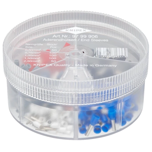 Zestaw tulejek kablowych Knipex 9799906 400 szt.