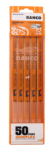 Brzeszczot Bahco 3906 5 szt 24TPI