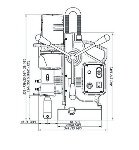 Wiertarka elektromagnetyczna 76 PLUS Promotech