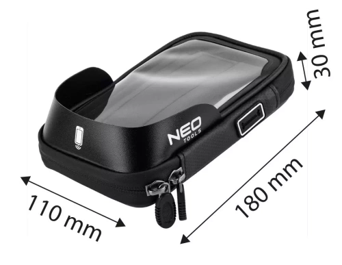 Wodoodporna torba rowerowa z uchwytem na telefon NEO Tools 91-001