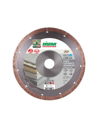 Tarcza diamentowa Hard Ceramics Advanсed 1A1R 180x1,4x8,5x25,4 DISTAR 11120528014