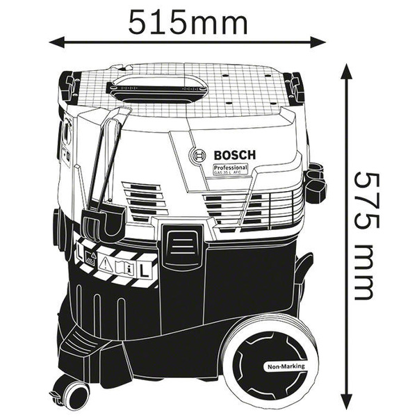 Odkurzacz przemysłowy Bosch GAS 35 L AFC