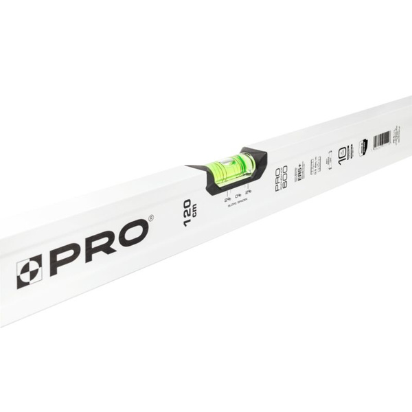 Poziomica PRO600 120 cm z libellą 2% PRO-AB120