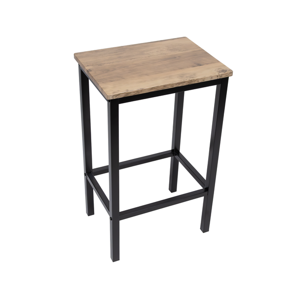 Stołek barowy Belivio PAX BLACK ROYAL OAK