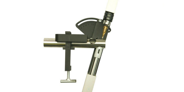 Przystawka dwustronna do precyzyjnego wiercenia przelotowego w rurach Glob System GS10-03